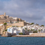 View of Dalt Vila towering over Ibiza Town